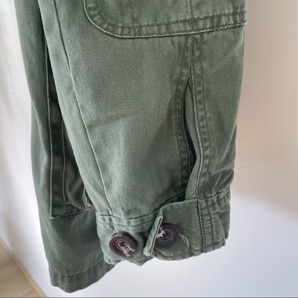 THREADS 4 THOUGHTS Forest Army Green Military Anorak Hooded Jacket S - Picture 8 of 10